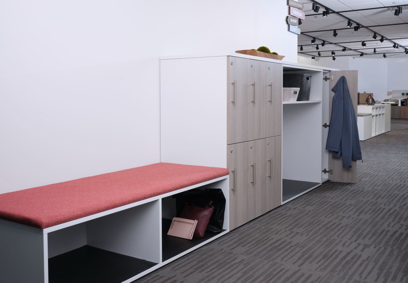 Preview of Calibrate Storage Towers with open door and seat cushions 