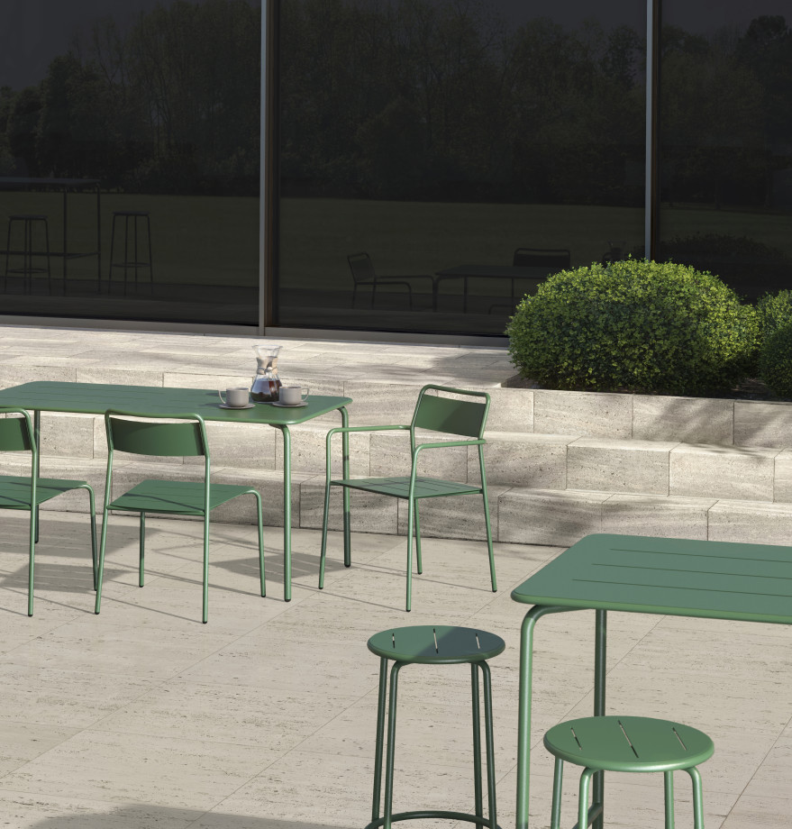 Preview of Cascades Outdoor Tables and Backless Stools