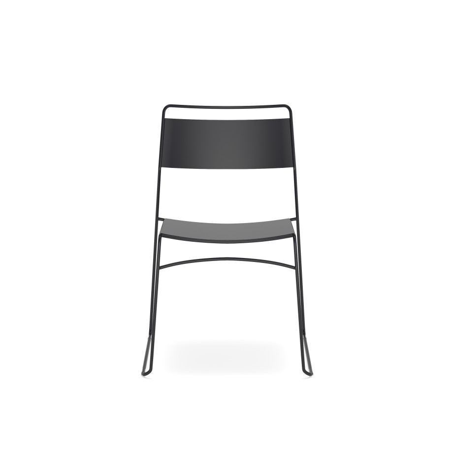 Preview of Mesa Stacking Chair, Front View