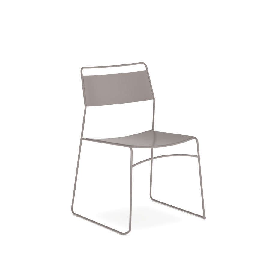 Preview of Mesa Stacking Chair, 3/4 View
