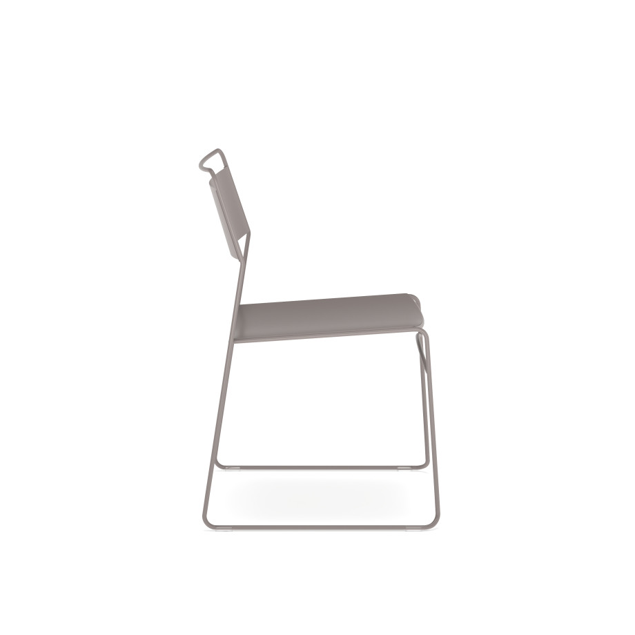 Preview of Mesa Stacking Chair, Side View