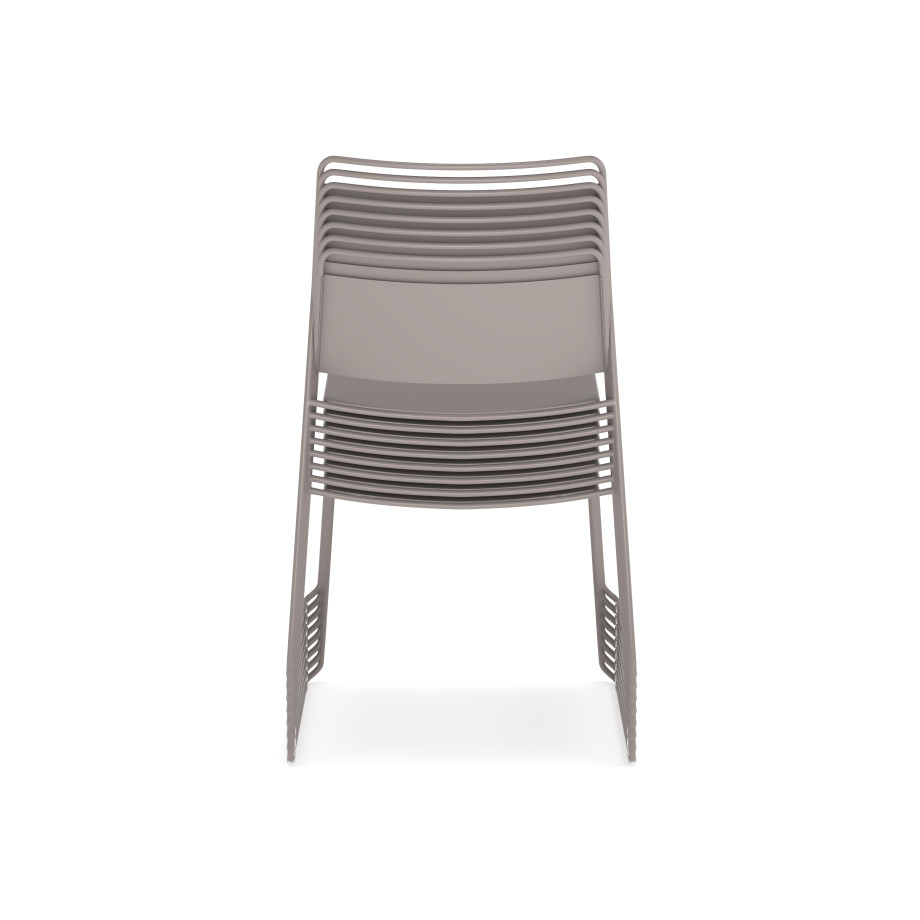 Preview of Mesa Stacking Chair, Back View