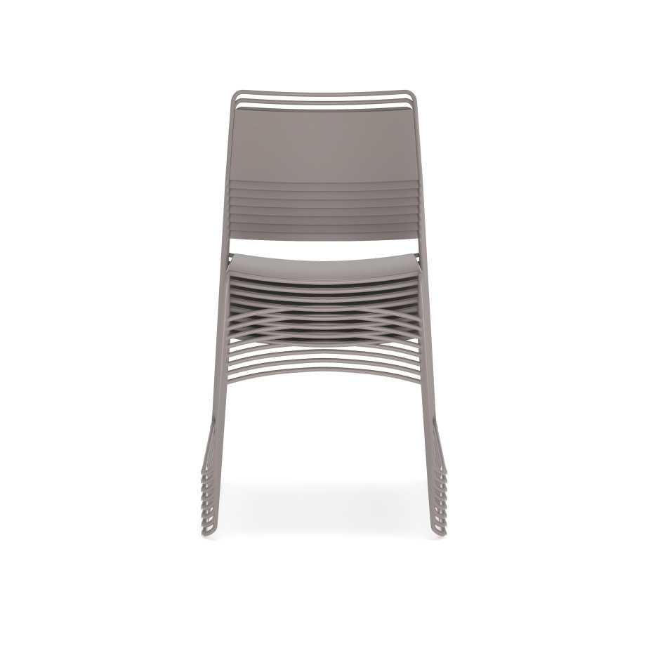 Preview of Mesa Stacking Chair, Front View