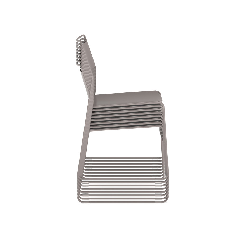Preview of Mesa Stacking Chair, Side View