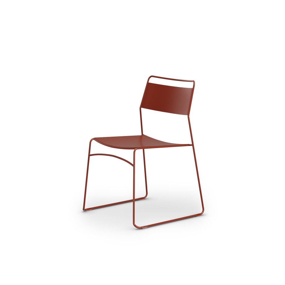 Preview of Mesa Stacking Chair, 3/4 view