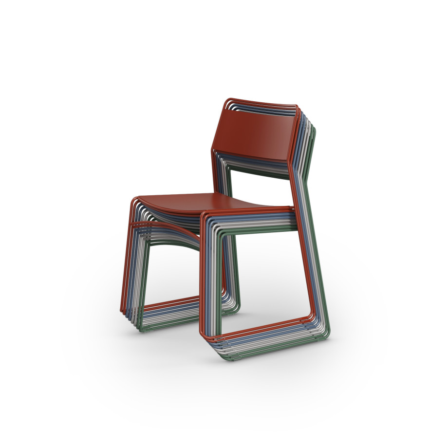 Preview of Mesa Stacking chair, stacked 8 high