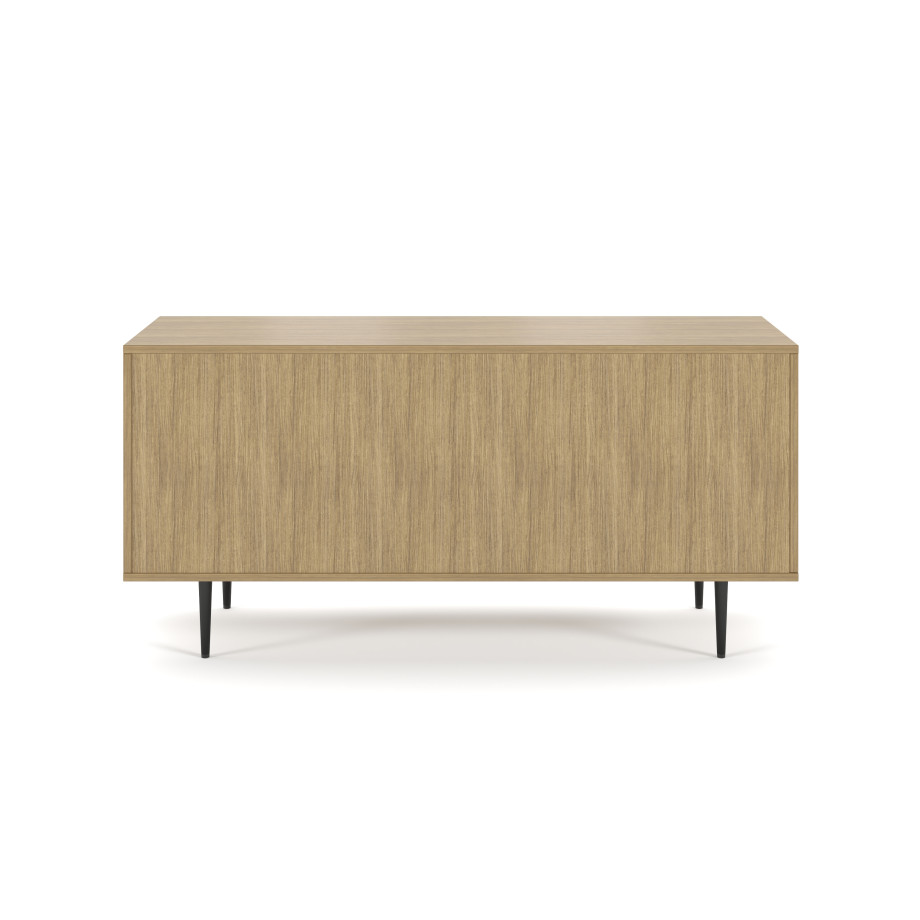 Preview of Rhett, Credenza with Drawers & Bookcase, Back View