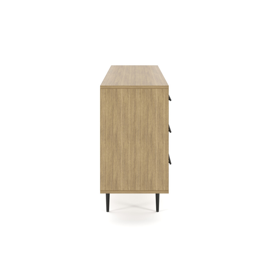 Preview of Rhett, Credenza with Drawers and Doors, Side View