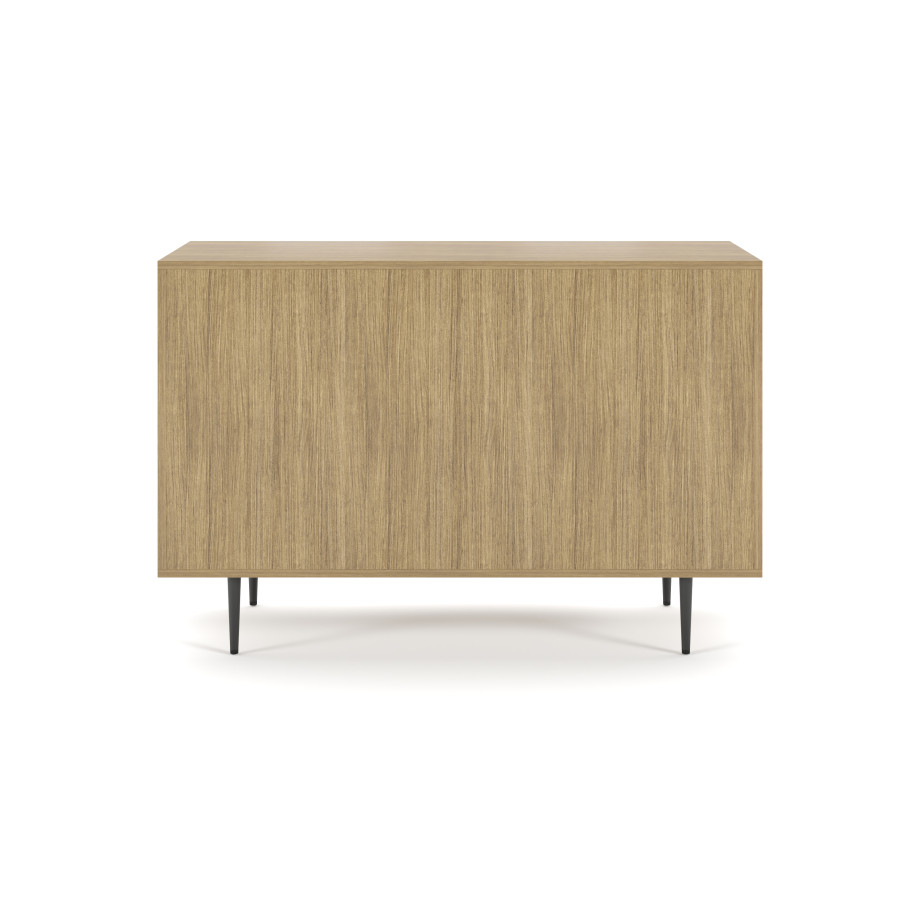 Preview of Rhett, Credenza with Drawers and Sliding Doors, Back View