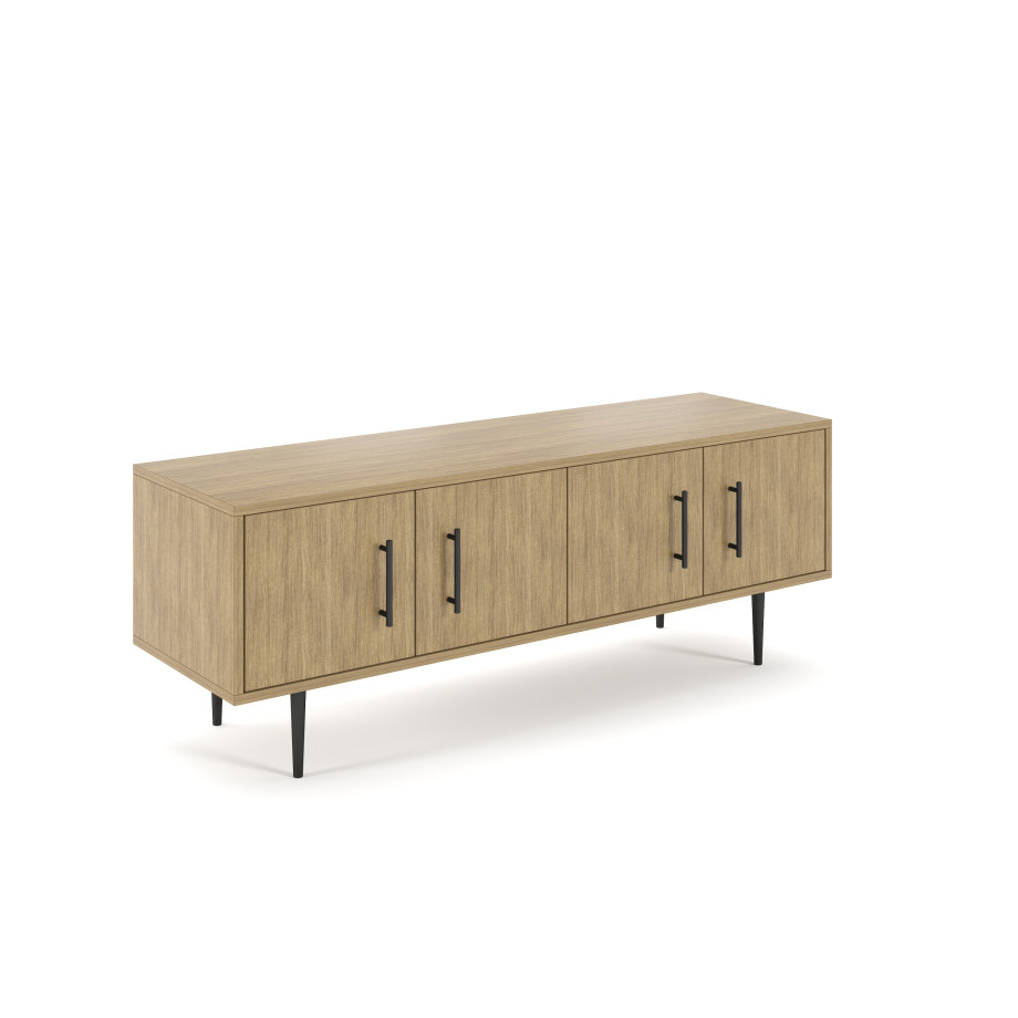 Preview of Rhett, Credenza with Doors, 22 Inch, 3/4 View