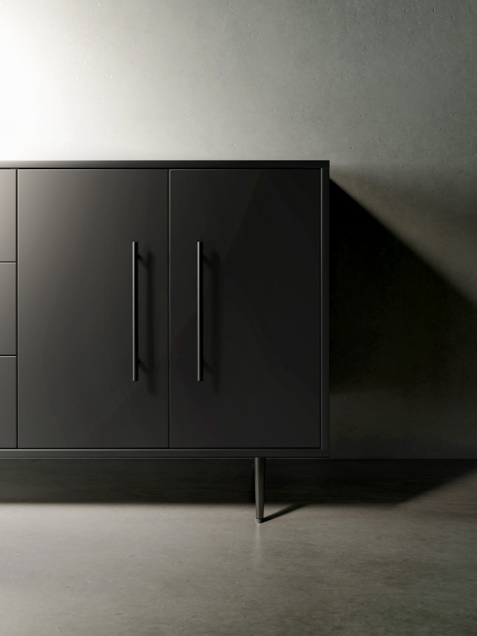Preview of Rhett Credenza with Drawers & Doors