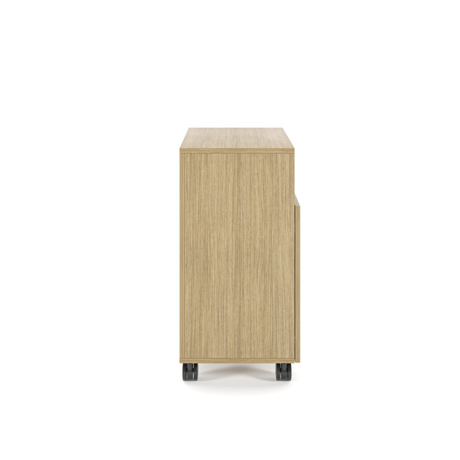 Preview of Calibrate Mobile Trash Recycling Centers, 2-bay, Side View