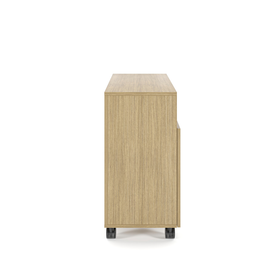 Preview of Calibrate Mobile Trash Recycling Centers, 3-bay, Side View