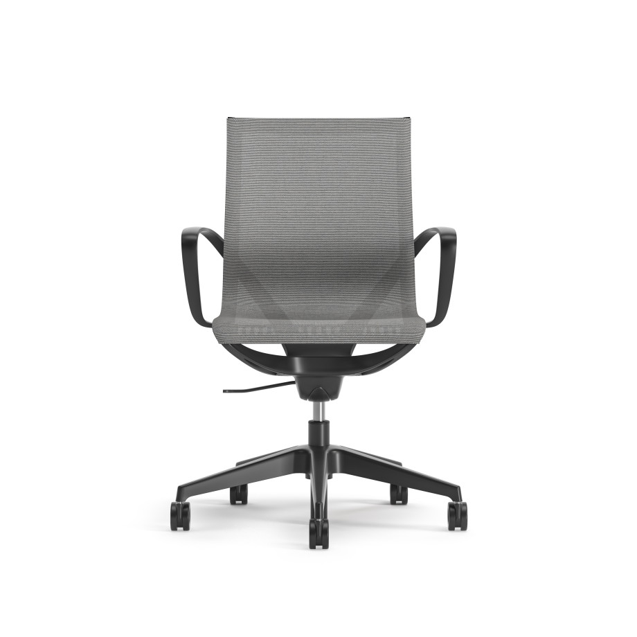Preview of Roya Grey Mesh, Black Frame, front view