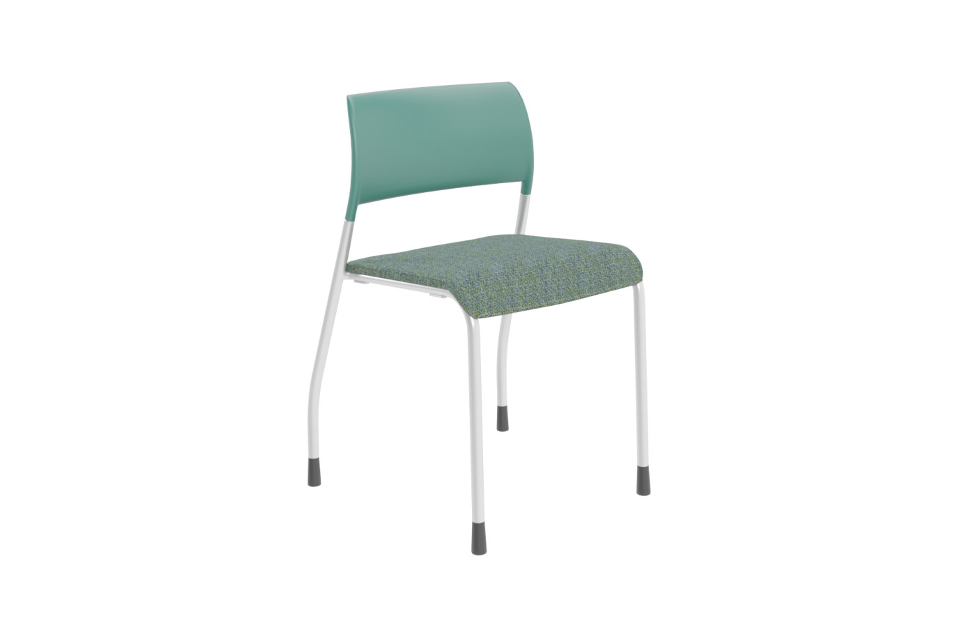 Preview of Pierce stacking chair with upholstered seat