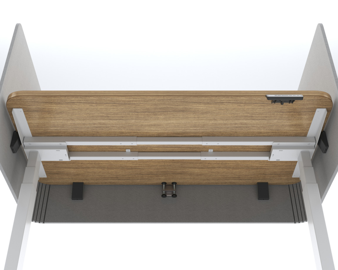 Preview of Molded Bracket, Underneath View, Black Cover