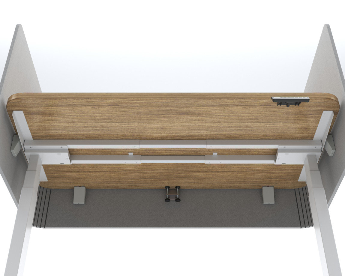Preview of Molded Bracket, Underneath View, Grey Cover