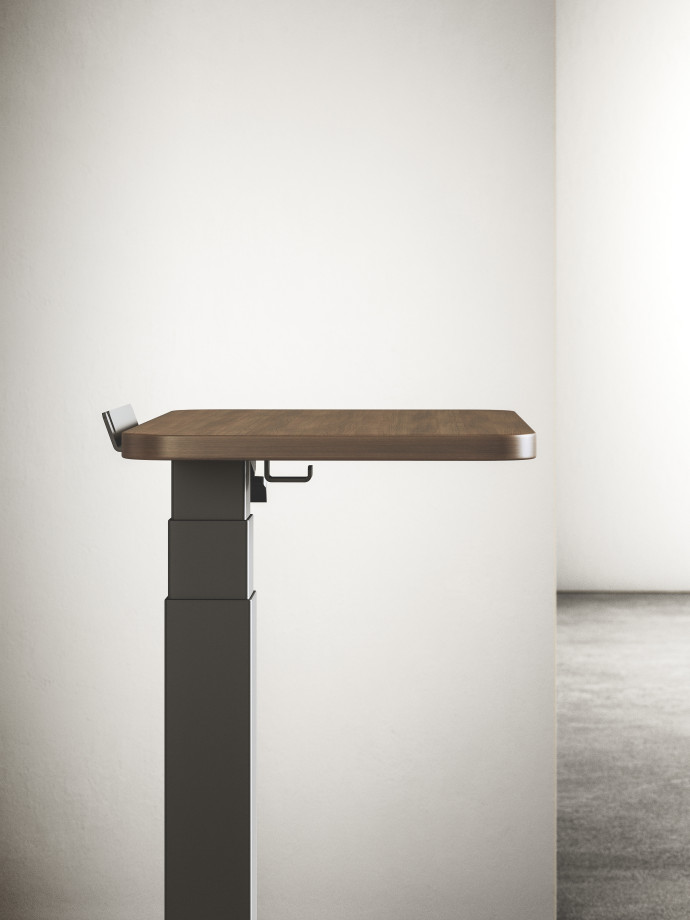 Preview of Height-Adjustable Laptop Table, Side View, Detail​