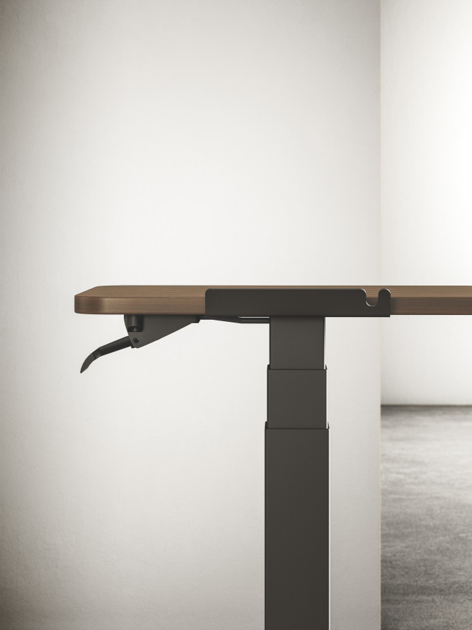 Preview of Height-Adjustable Laptop Table, Back View, Detail​