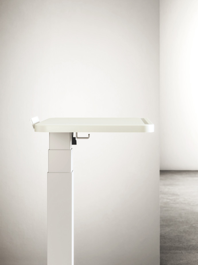 Preview of Height-Adjustable Laptop Table, Side View, Detail​