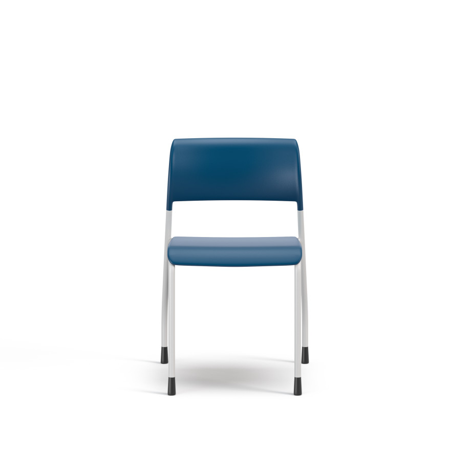 Preview of Pierce Side Chair, Stack Chair, Front View