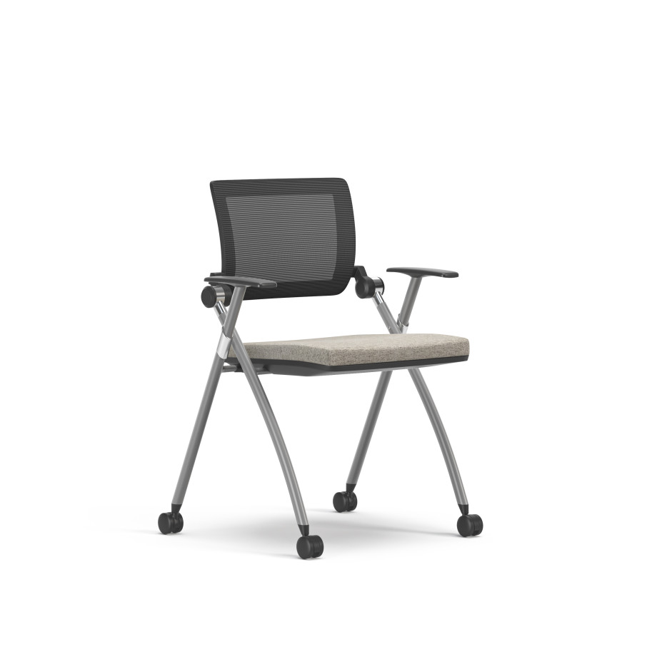 Preview of Stow, Side Chair, Stack, 3/4 View