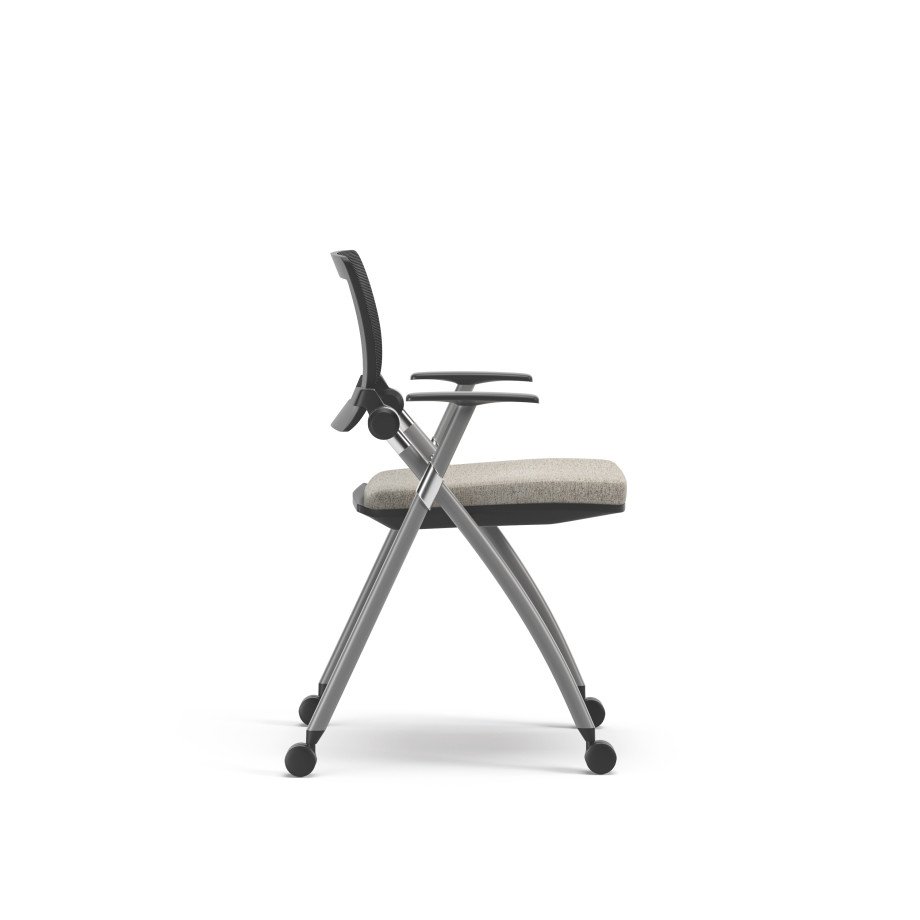 Preview of Stow, Side Chair, Stack, Side View