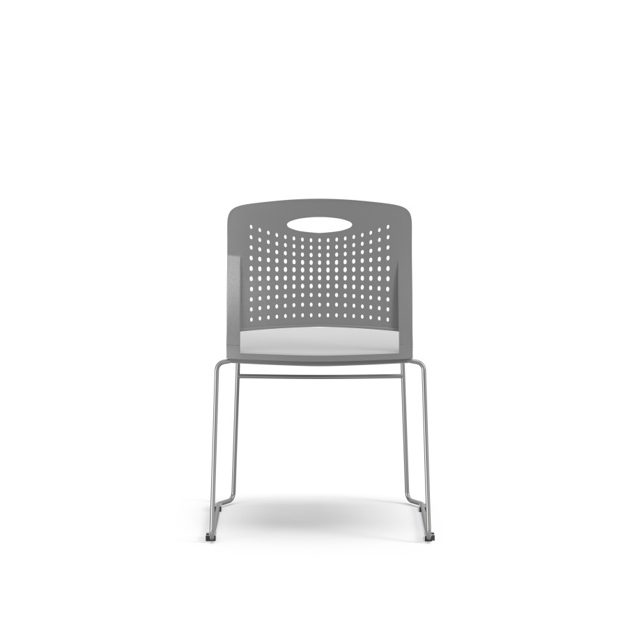 Preview of Triad, Side Chair, Stack Seating, Back View