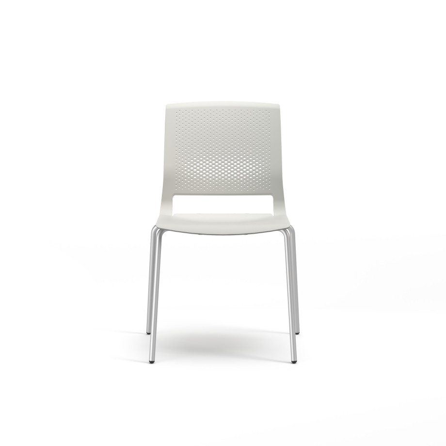 Preview of Quarry 4-Leg with Glides, Side Chair, Guest Chair, Front View