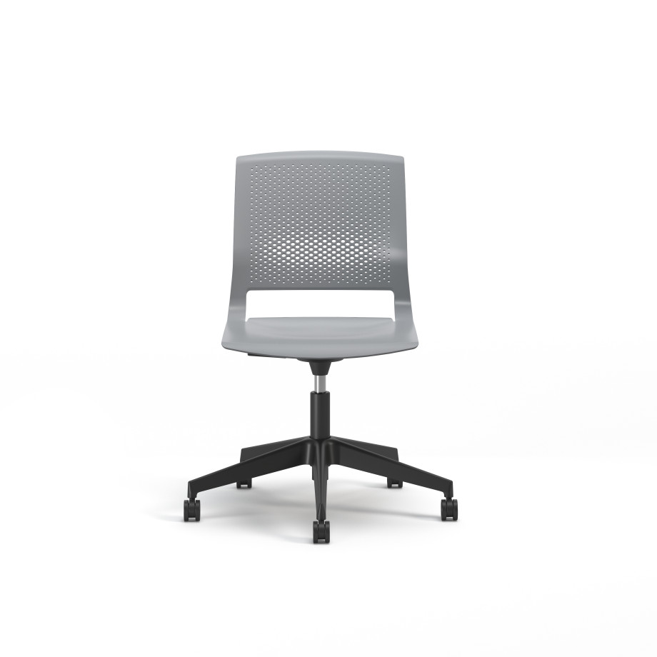 Preview of Quarry, 5-Star Swivel Base, Side Chair, Guest Chair, Front View
