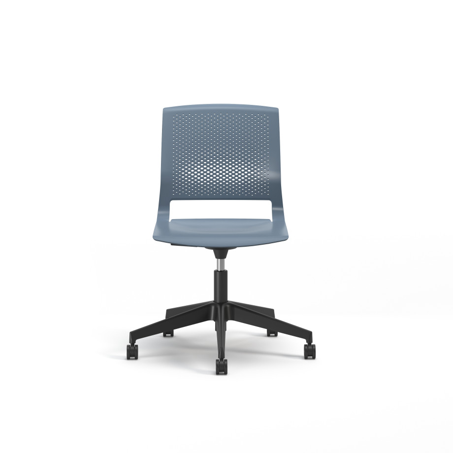 Preview of Quarry, 5-Star Swivel Base, Side Chair, Guest Chair, Front View