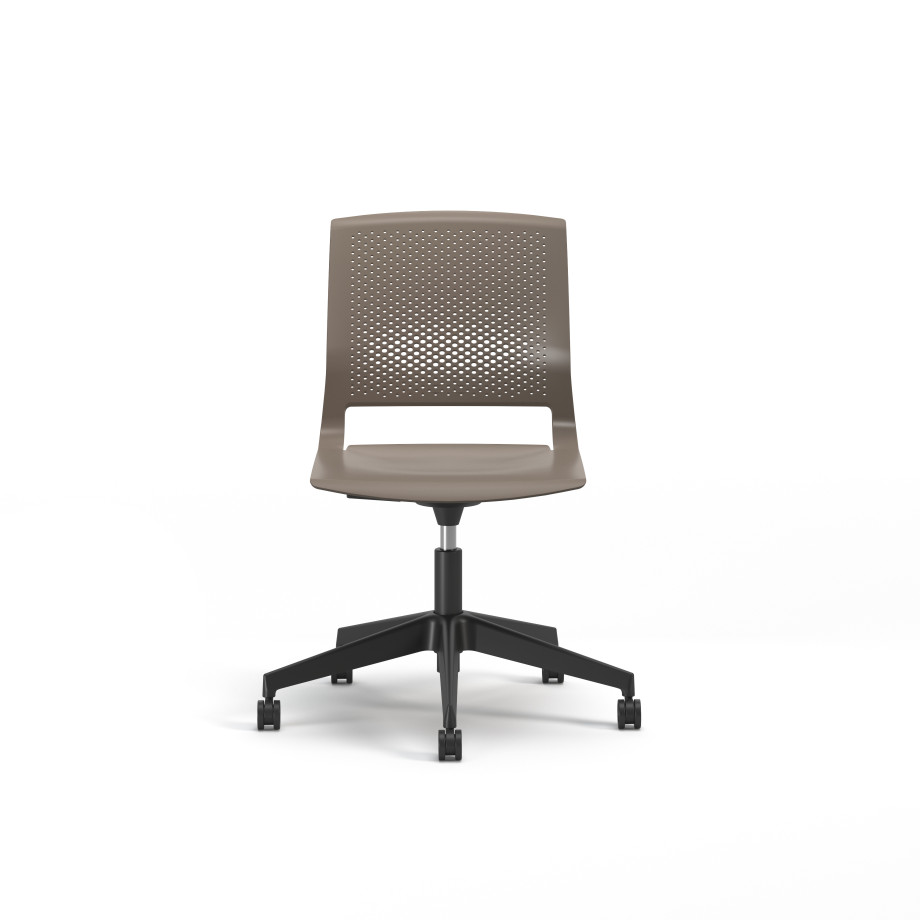 Preview of Quarry, 5-Star Swivel Base, Side Chair, Guest Chair, Front View