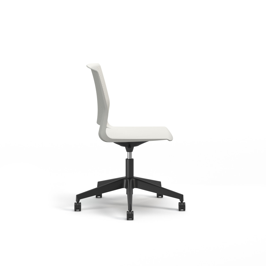 Preview of Quarry, 5-Star Swivel Base, Side Chair, Guest Chair, Side View