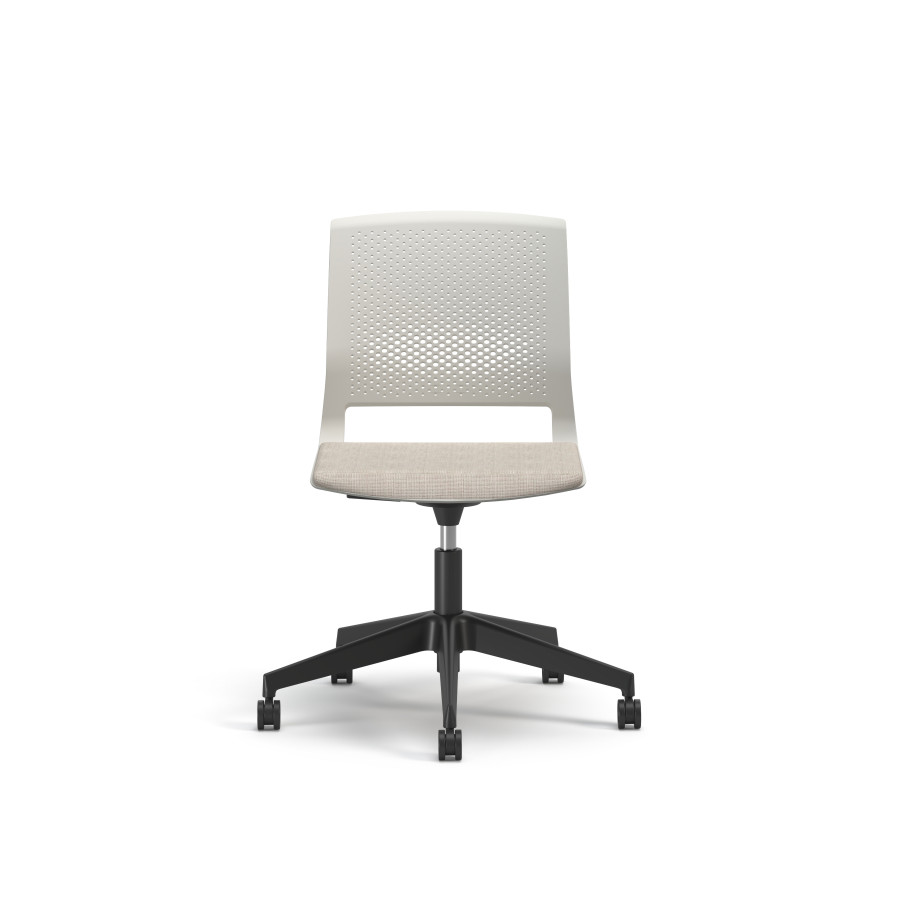 Preview of Quarry, 5-Star Swivel Base, with Cushion Seat, Front View