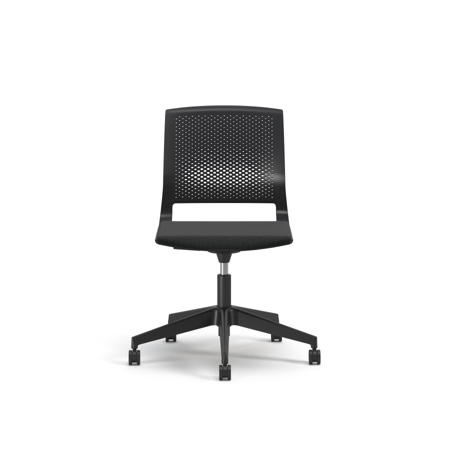 Preview of Quarry, 5-Star Swivel Base, with Cushion Seat, Front View