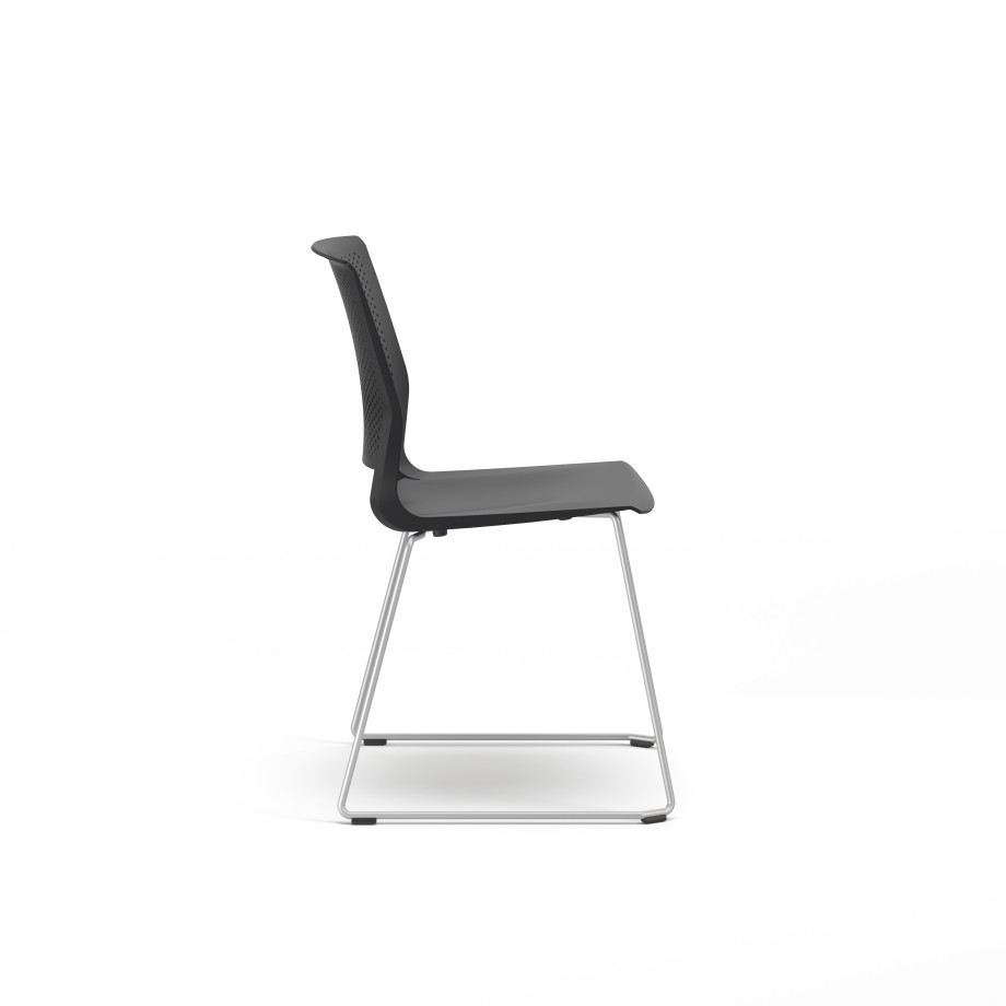 Preview of Quarry, Sled Base, Side Chair, Guest Chair, Side View
