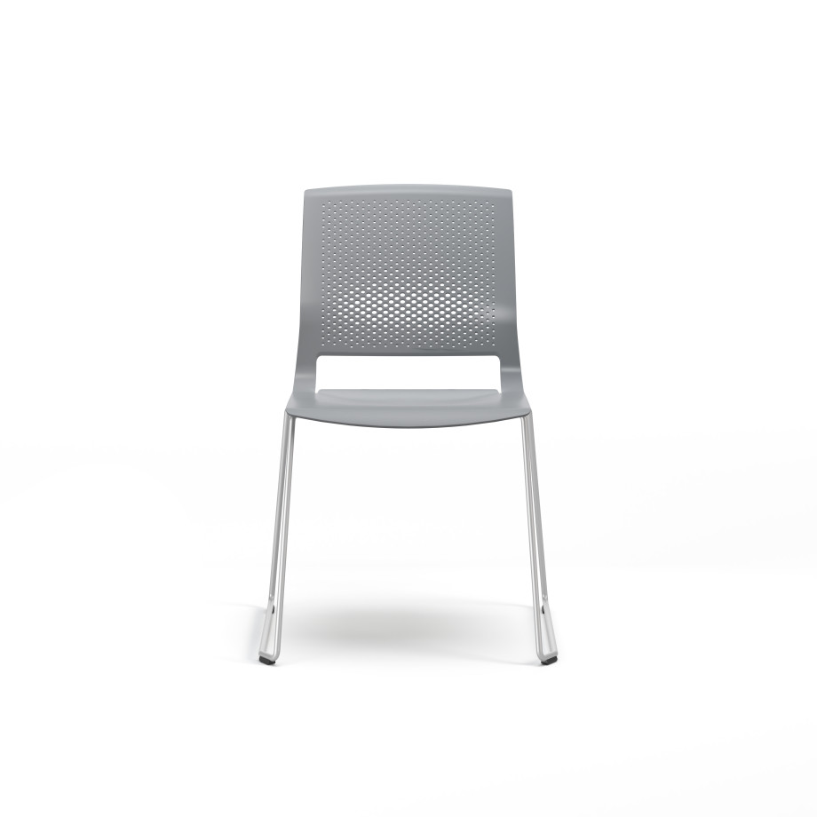Preview of Quarry, Sled Base, Side Chair, Guest Chair, Front View