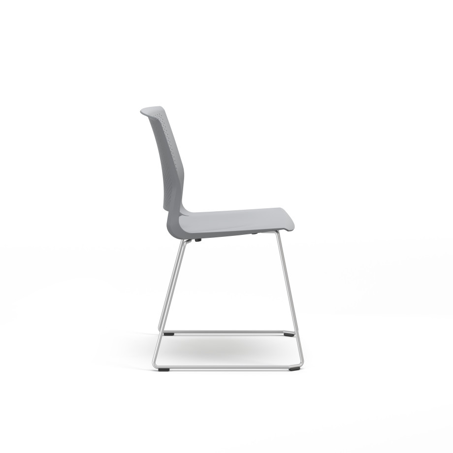 Preview of Quarry, Sled Base, Side Chair, Guest Chair, Side View