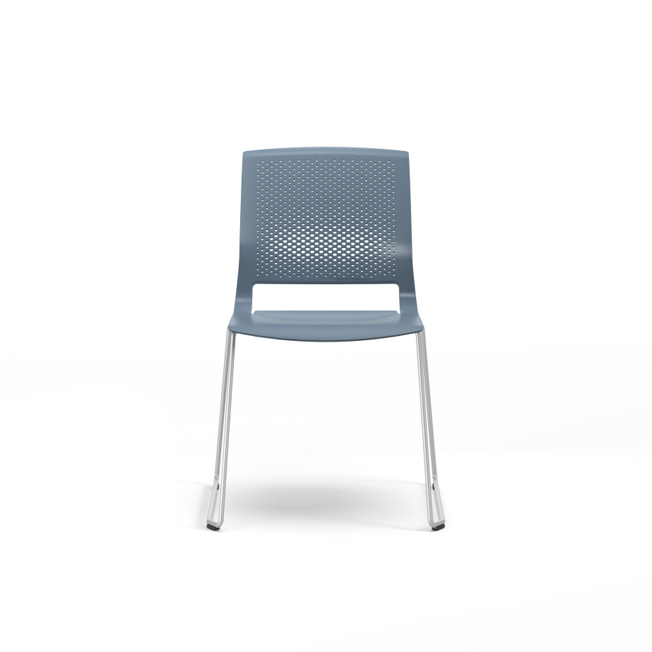 Preview of Quarry, Sled Base, Side Chair, Guest Chair, Front View