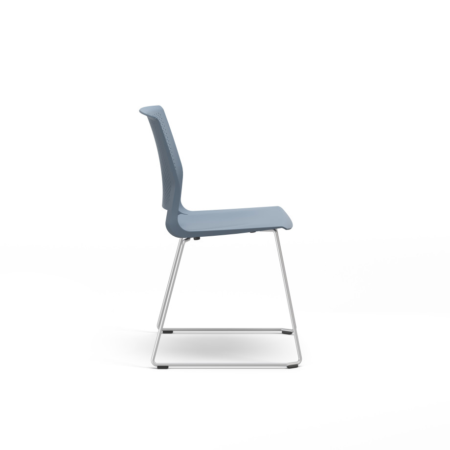 Preview of Quarry, Sled Base, Side Chair, Guest Chair, Side View