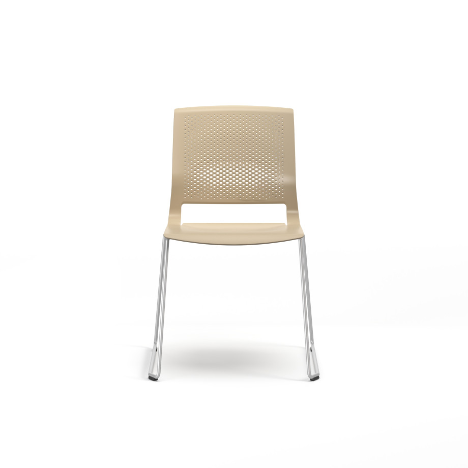Preview of Quarry, Sled Base, Side Chair, Guest Chair, Front View