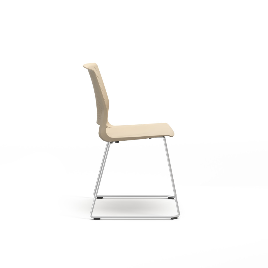 Preview of Quarry, Sled Base, Side Chair, Guest Chair, Side View