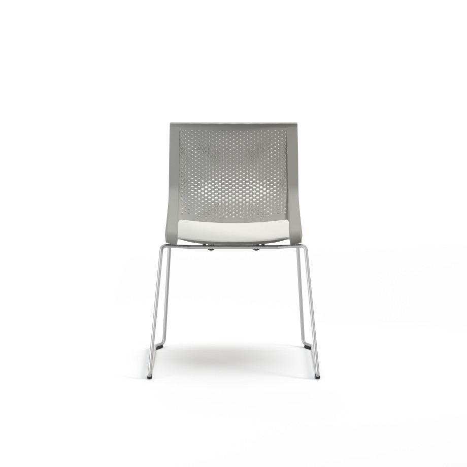 Preview of Quarry, Sled Base, Side Chair, Guest Chair, Back View