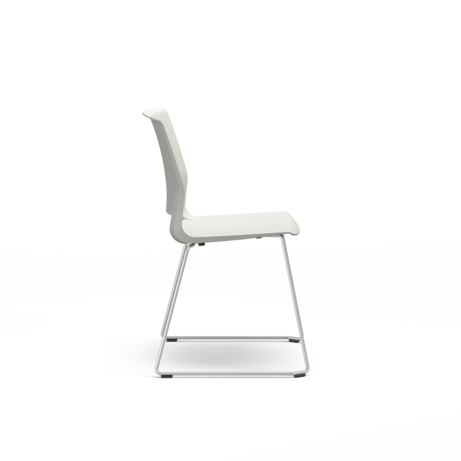 Preview of Quarry, Sled Base, Side Chair, Guest Chair, Side View