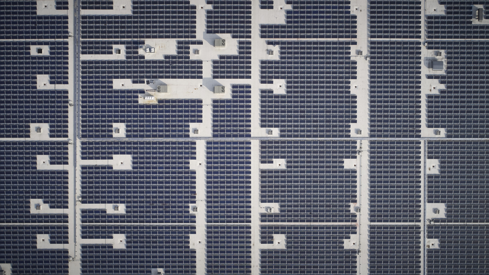 Preview of AIS Headquarters Solar Panels Aerial View