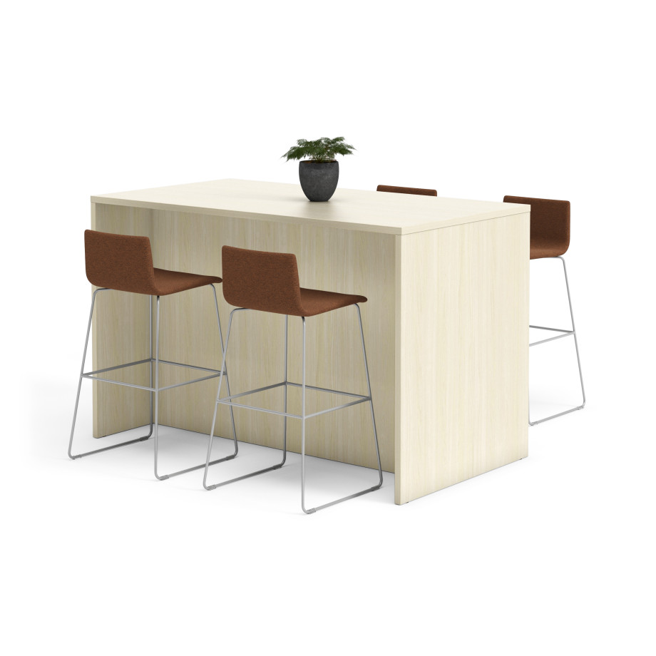 Preview of Calibrate Counter Height End Panel Table with Itzee Counter Stool