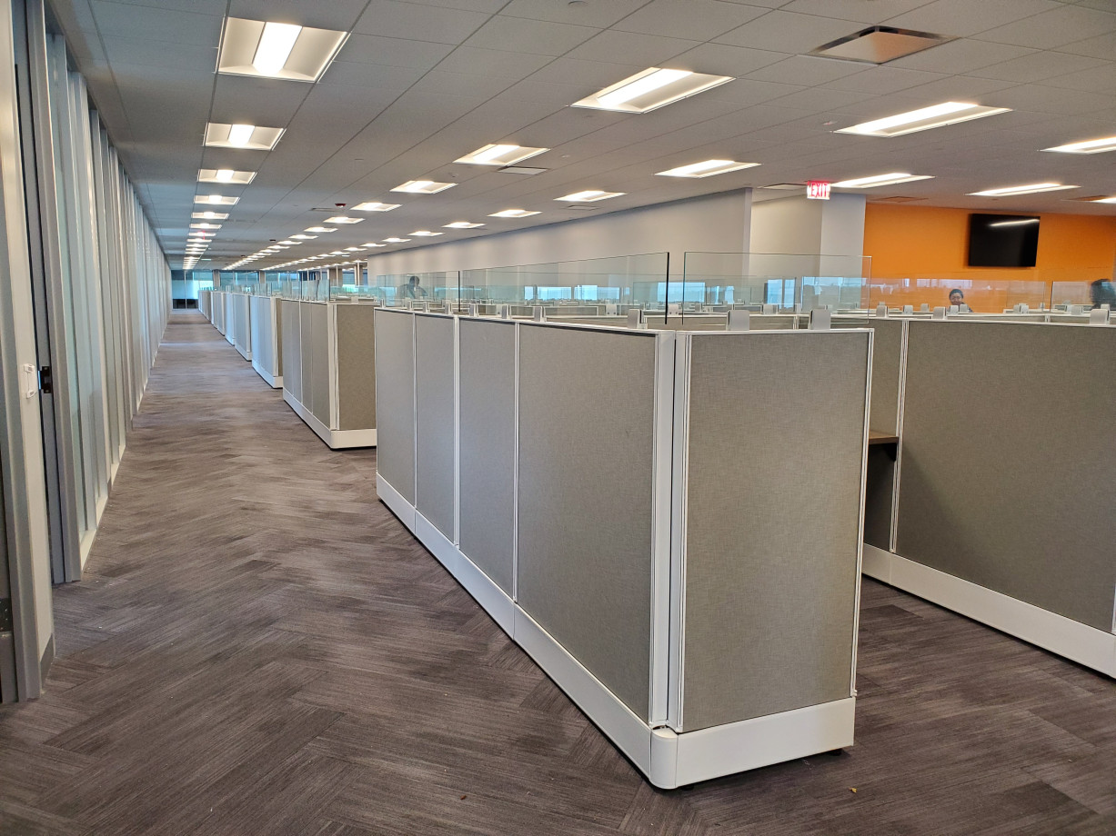 Preview of Client Site, Divi Panels with upmount glass screens