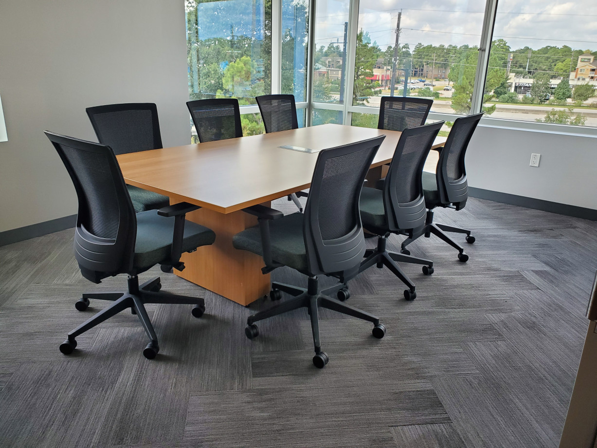 Preview of Client Site, Calibrate Series Conference Table with Upton Seating