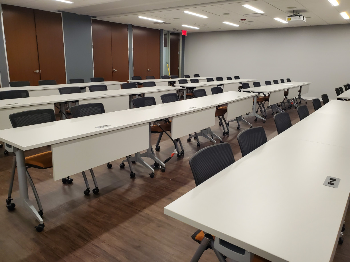 Preview of Client Site, Training Room with Day-to-Day Flip-top Nesting Tables