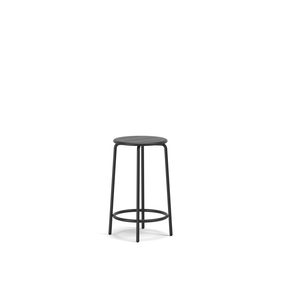 Preview of Cascades Backless Bar Stool, 24H, 3/4 View